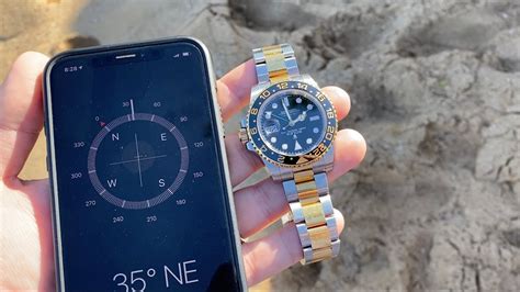 How to use your Rolex GMT Master II as a compass.